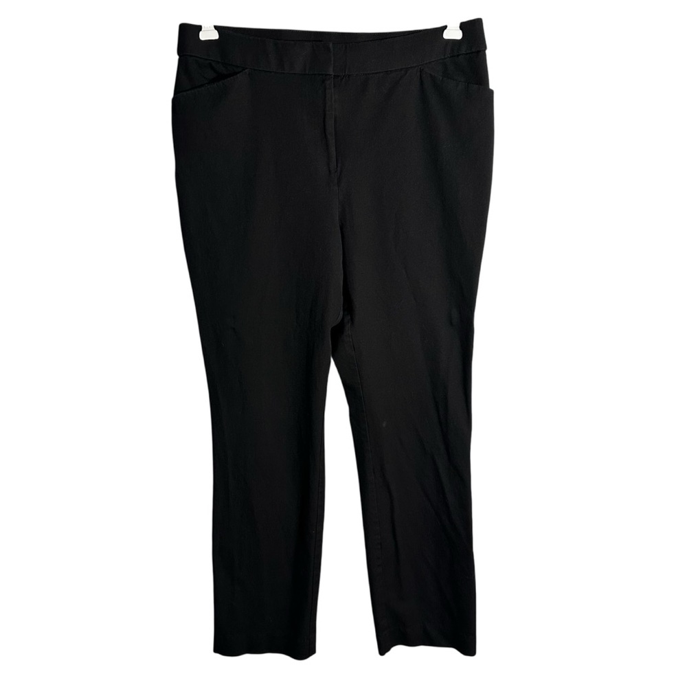 Chico’s black Straight leg pants size 1 - equivalent to 8